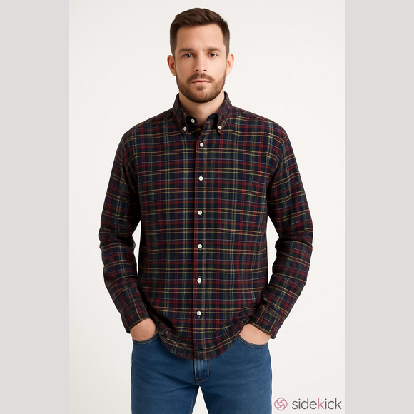 Cremieux Men's XL Multi Color Button Down Long Sleeve Shirt - Picture 2 of 5